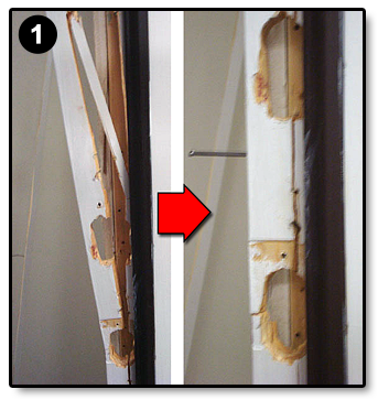 Safe Homes International - Broken Door Frame Repair